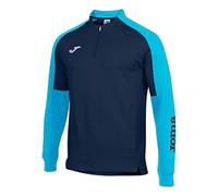 Joma Men's Eco Championship Sweatshirt, Neon Turquoise Navy, L