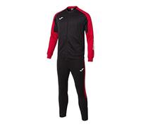 Joma Men's Eco Championship Tracksuit, Black Red, 3XL