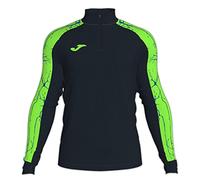 Joma Men's Elite Ix Sweatshirt, Black Neon Green, S