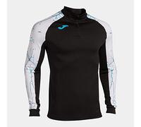 Joma Men's Elite Ix Sweatshirt, Black White, L