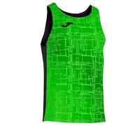 Joma Men's Elite VIII T-Shirt, Black-Fluorescent Green, M