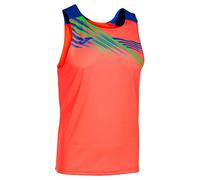 Joma Men's Elite X Tank Top T-Shirt, Coral Fluoro/Royal, S
