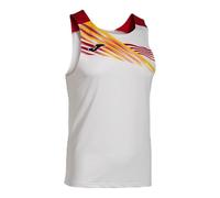 Joma Men's Elite X Tank Top T-Shirt, White/Red, S