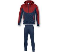 Joma Men's Essential Hooded Tracksuit, Children, Navy-Yellow, 2XS