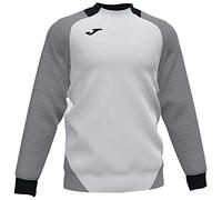Joma Men's Essential Ii Sweatshirts, White-Black, XS