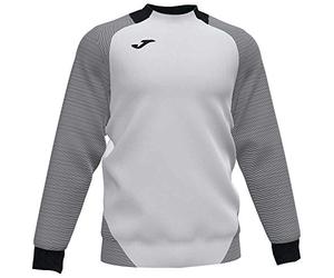 Joma Men's Essential Ii Sweatshirts, White-Black, XS