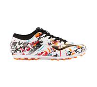 Joma Men's Evolution 2316 White Black Orange Artificial Grass Boat Shoe, 0 UK