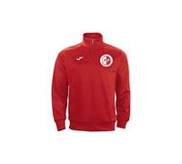 Joma Men's Half Zip Sweat Faraon Sweatshirt, Red, 2XS