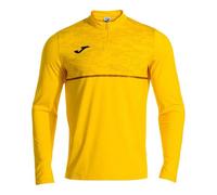 Joma Record Iii Half Zip Sweatshirt Yellow S Men