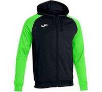 Joma Men's Hooded Sweatshirt with Zip, 8XS - 3XL - Soft and Warm with Rib Cuffs and Hem - Academy IV