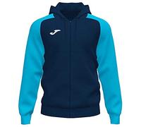 Joma Men's Hooded Sweatshirt with Zip, 8XS - 3XL - Soft and Warm with Rib Cuffs and Hem - Academy IV