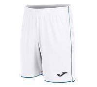 Joma Men's Liga Shorts, White/Royal Blue, XS