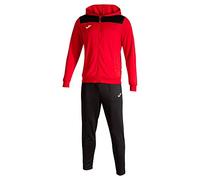 Joma Men's Phoenix II Tracksuit, Black red, 12-13 Years