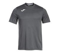 Joma Mens M/C Combined Short Sleeve T-shirt, Grey, XXS EU