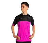 Joma Men's Montreal T-Shirt, Neon Pink Black, XXL
