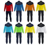 Joma Men's Oxford Tracksuit, Neon Yellow Navy, XL