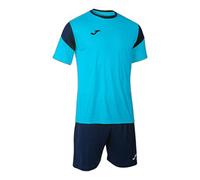 Joma Men's Phoenix Set, Navy Fluorescent Turquoise, 3XL