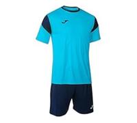 Joma Men's Phoenix Set, Navy Fluorescent Turquoise, XS