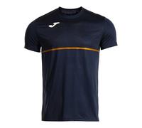 Joma Men's Short Sleeve Running T-Shirt, XS - 3XL, Breathable Performance Top with Micro-Mesh Technology, Athletic Fit - Record III Blue