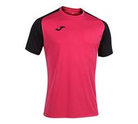 Joma Mens Academy Iv M/C T-Shirt, Fucsia Black, M EU