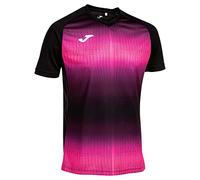 Joma Men's Short-Sleeved Shirt Man Tger V T, Black, neon Pink, M