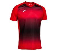 Joma Men's Short-Sleeved Shirt Man Tger V T, red Black, L