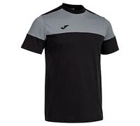Joma Men's Short-Sleeved T-Shirt - 6XS - 3XL - Crew V Black Grey