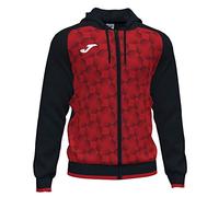 Joma Men's Supernova III Weighted Jackets, Black/Red, 3XL EU