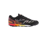 Joma Mundial 2401 TF MUNW2401TF Men's Turf Shoes, Black/Orange/Red, 44 EU, Black, 10 UK