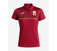Joma Olympic Games Paris 2024 short sleeve polo bright red Women - M