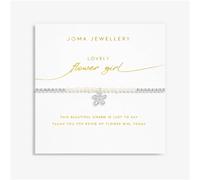 Joma Jewellery Kids Bridal Pearl 'Lovely Flower Girl' Bracelet 17.5cm Stretch