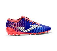 Joma Propulsion Cup 2302 White Black Artificial Grass, Men's Sneakers, Royal Fluorescent Orange, 8.5 UK