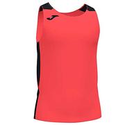 Joma Record II Men's T-Shirt Fluorescent Pink Black