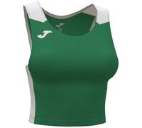 Joma Women's Running Top, XS - XL, Lightweight and Breathable Sports Bra - Record II Green White