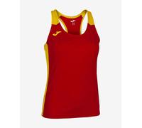 Joma Record II Tank Top Red Yellow Women - XXL