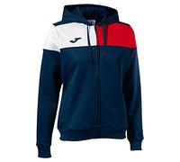 Joma Short Sleeve T-Shirt Crew V Navy Red White