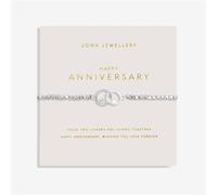 Joma Silver Interlocked Happy Anniversary Bracelet - Silver