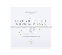 Joma Silver Plated Beaded Bracelet A Little LOVE YOU TO THE MOON AND BACK + GBg
