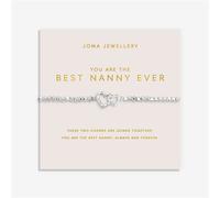 Joma Silver You Are The Best Nanny Ever Bracelet - Silver