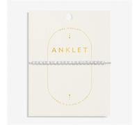 Joma Siver Style Layer Tennis Anklet - Silver