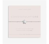 Joma Sterling Silver Congratulations Star Bracelet - Silver