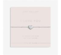 Joma Sterling Silver I Love You Heart Bracelet - Silver