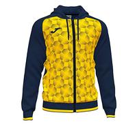 Joma Supernova ii hooded jacket navy yellow