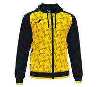 Joma Supernova III Men's Hooded Jacket Black-yellow