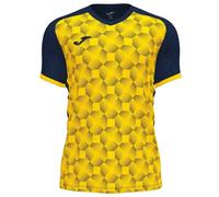 Joma Supernova Iii Short Sleeve T-shirt Yellow,Blue 7-10 Years Kids