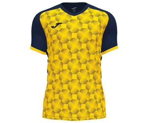 Joma Supernova Iii Short Sleeve T-shirt Yellow,Blue 7-10 Years Kids