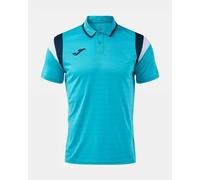 Joma Terra short sleeve polo turquoise navy blue - S