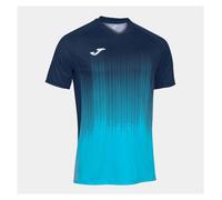 Joma Tiger IV s/s Shirts, Kids & Adults. Dark Navy/Turquoise