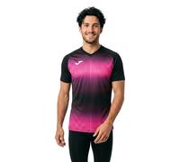 Joma Tiger V Short Sleeve T-shirt Black,Pink XL Men