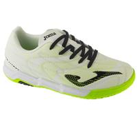 Joma Unisex Kid's Indoor Football Trainers, White, 2.5 UK Child